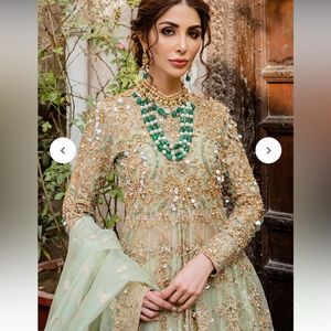 Kanwal Malik Bahar gown in white